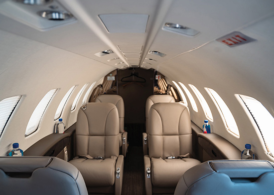 citation cj2 interior