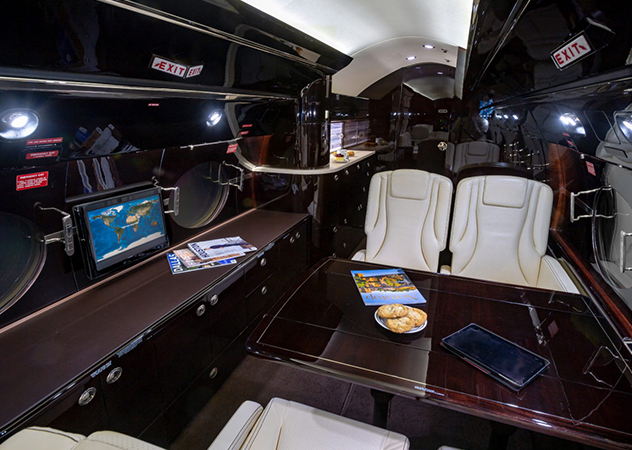 gulfstream giv n555lk interior