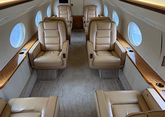 gulfstreatm g iv a interior