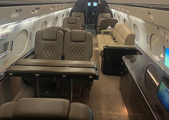 gulfstreatm g iv b interior